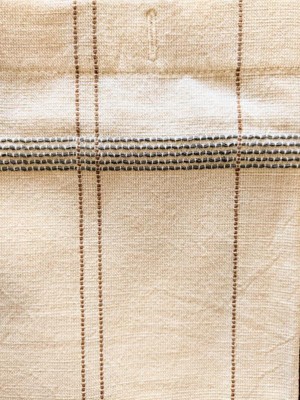 Woven Modern Plaid Shower Curtain Ivory - Threshold™ : Target
