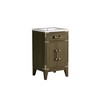 Cesicia Black Oak Cabinet with Solid Wood Frame, Carb P2 Plywood Body, 2 Drawers, and Soft-Closing Hardware - 2 of 4