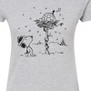 Women's - Peanuts - Snoopy Woodstock Igloo Fitted Graphic T-Shirt - 2 of 4
