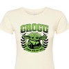 Women's - Star Wars - The Mandalorian Grogu Collegiate Fitted Graphic T-Shirt - 2 of 3