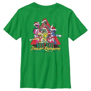 Boy's Power Rangers Santa Rangers T-Shirt - 1 of 4