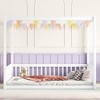 YOOCOZZ Full Size Wood Canopy Bed with Fence - 2 of 4