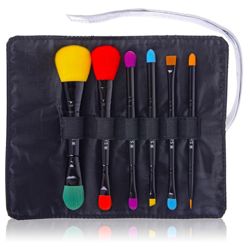 SHANY LUNA 6 PC Double Sided Travel Brush Set  - 6 pieces, 3 of 10