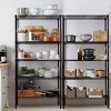 Vynxaria Chrome 5-Tier Utility Storage Shelves, Stackable Wire Organizer, 21" W x 12" D x 54" H - 2 of 4