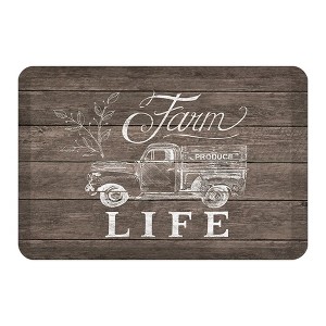 Laural Home Farm Life 20" x 30" Anti-Fatigue Kitchen Mat - 1 of 2