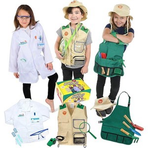 Born Toys by Bintiva Dress Up Trunk: Science - Explorer - Garden - 1 of 4