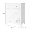 5 Drawers Dresser with Round Shape Handle for Bedroom and Entryway - 2 of 4
