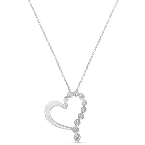 Haus of Brilliance .925 Sterling Silver 1/10 Cttw Diamond Miracle-Set ...
