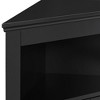 Corner Storage Cabinet, Small Floor Corner Cabinet w/Doors & Adjustable Shelves, Freestanding Narrow Cabinet Organizer for Bathroom, Kitchen - 4 of 4
