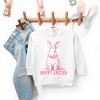The Juniper Shop Happy Easter Bunny Outline Toddler Hoodie - 3 of 4
