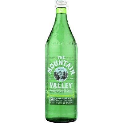 The Mountain Valley Spring Sparkling Water Lime, 1 Liter (Pack of 1)