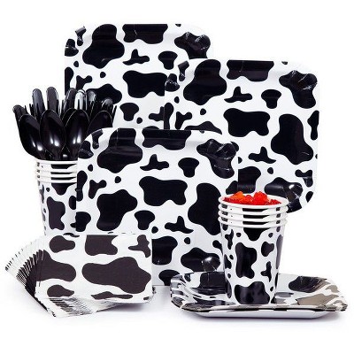Birthday Express Western Cowboy Cow Print Snack Party Pack - Serves 8 Guests