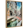 Amanti Art Venetian Canale Italy #21 by Alan Blaustein Canvas Wall Art Print Framed 16 x 23-in. - 3 of 4