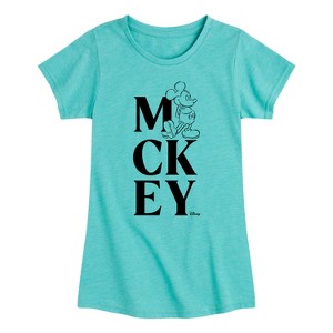 Girls' - Disney - Minnie Mouse Fitted Short Sleeve Graphic T-Shirt - 1 of 3