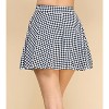 Women's Stretch Flared Skater Skirt - Basic Versatile Mini Style (XS-3XL Plus Size Available) Wb211_houndstooth - 4 of 4