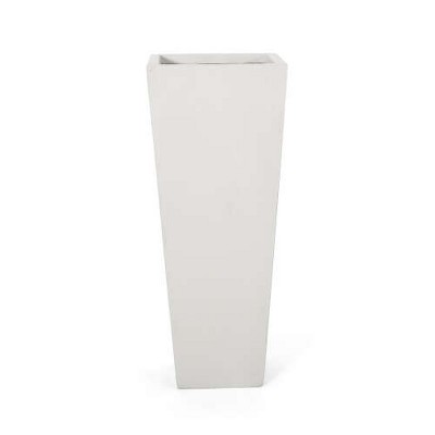 32.5"  white flower pot MGO GARDEN URN PLANTER