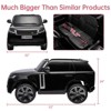 Jojoka 24V 2-Seater Ride On Car w/Parent Remote Control, 3 Speeds, Wireless Music, Spring Suspension, Led Lights - 2 of 4