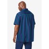 KingSize Men's Big & Tall Striped Short-Sleeve Sport Shirt - 3 of 4