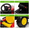 Kids Ride On Tractor, 12V Ride On Toy Car with Remote Control, Electric Vehicles Toy with LED Headlights & USB - 4 of 4