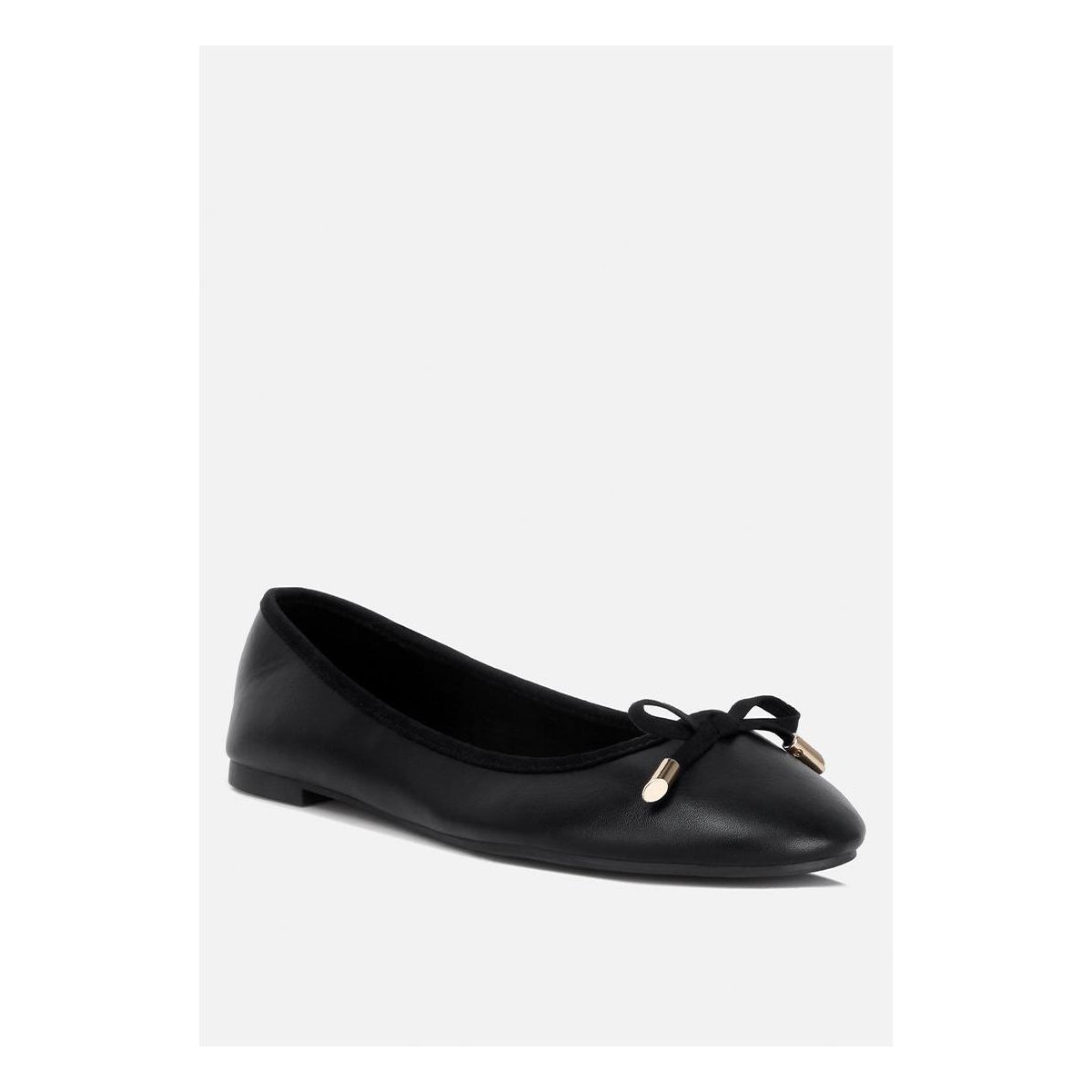 Обувь London Rag Womens Suzzy Bow Embellished Flat Ballerinas 7 — фото 2