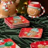 Certified International (Set of 4) 6" Christmas Whimsy Gingerbread Canape Plates - 3 of 4