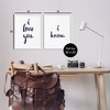 Stupell Industries Glam I Love You Phrase, 16" x 20" - 3 of 4