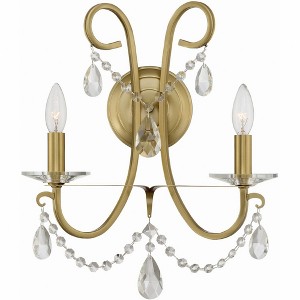 Crystorama Lighting Othello 2 - Light Sconce in  Vibrant Gold - 1 of 4