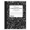 BAZIC Products® Premium Composition Book, Wide Ruled, Black Marble, 100 Sheets, Pack of 6 - 2 of 4