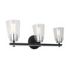 Artcraft Lighting Essex 3 - Light Vanity in  Black/Chrome - 2 of 4