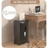 Paper Shredder for Home, 18-Sheet Cross Cut with 7.8-Gallon Basket, P-4 Security Level, 3-Mode Micro Cut, Credit Card and CD Crosscut Paper Shredder - 4 of 4
