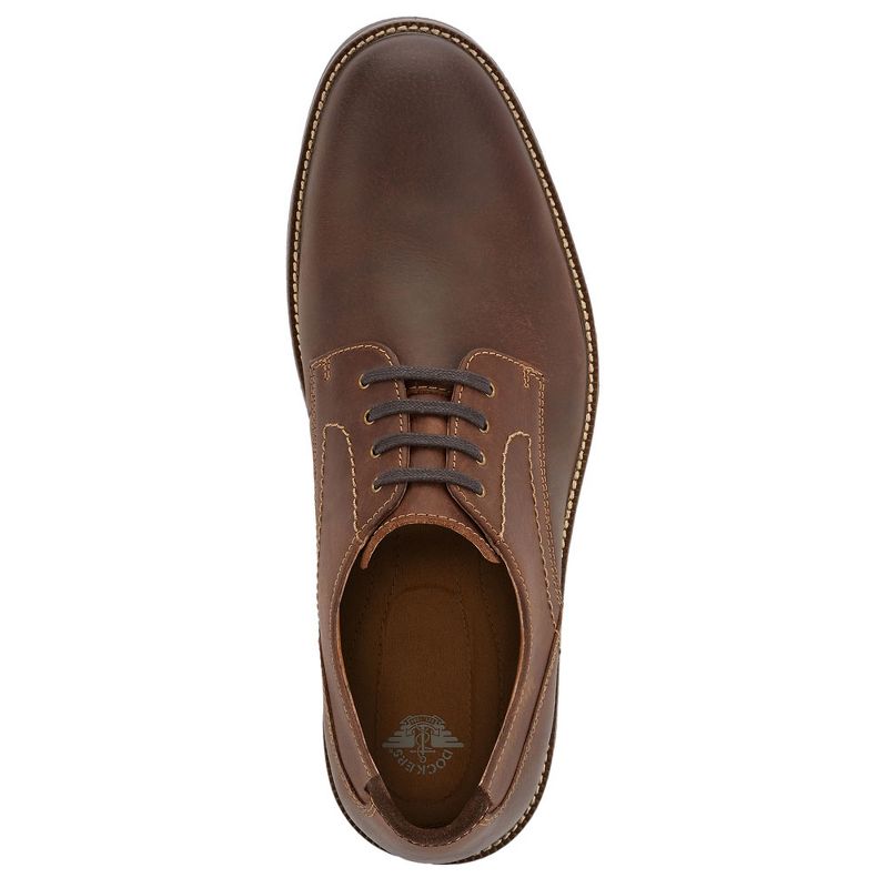 Dockers Mens Parkway Leather Dress Casual Oxford Shoe with Stain Defender, 3 of 9