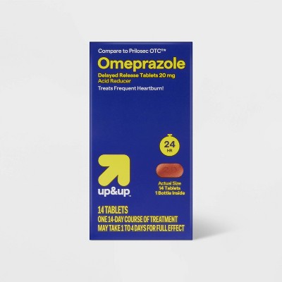 Omeprazole Delayed-Release Acid Reducer - 20mg Tablets - up&up™