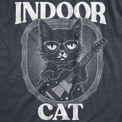 Мужские футболки Crazy Dog T-Shirts, Inc. Mens Indoor Cat Funny T Shirt Introvert Sarcastic Tee for Men - Crazy Dog Men's T Shirt for Introverts Navy M — фото 2