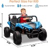 Garvee 24V Ride On UTV for Big Kids, 2 Seater Electric Car with Remote Control, LED Lights, Shock Absorbers, Storage, Ride On Toy for Kids - 2 of 4