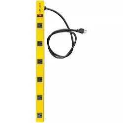 STANLEY Tools ShopMAX Pro 2-Foot 6-Outlet Surge-Protector Power Bar with 4-Foot Cord