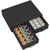 Simple Trending K Cup Organizer Coffee Pod Storage Box, Tea Organizer Holder and Drawer Storage Holds, 30 Pods Capacity, Black - 4 of 4
