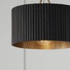 Capital Lighting Donovan 1 - Light Semi-Flush Mount in  Black Stain/Matte Brass - 4 of 4