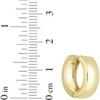 10k Yellow Gold or White Gold 15mm Polished Huggie Earrings - 3 of 4