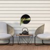 Farmlyn Creek Black Metal Circle Wall Hanging Planter for Home Indoor Decor, 12 inch Dia. - 2 of 4