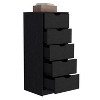 NicBex 5 Drawers Dresser for Bedroom,Wooden Drawers with Free Handle,Dressers for Kids Room,Living Room,Entry and Hallway - 4 of 4