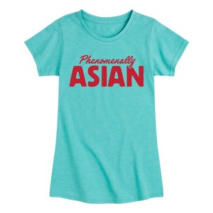 Girls' - Instant Message - Phenomenally Asian Fitted Short Sleeve Graphic T-Shirt - 1 of 4