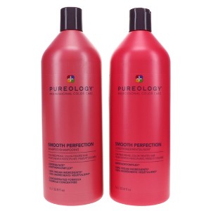 Pureology Smooth Perfection Shampoo 33.8 oz & Smooth Perfection Condition 33.8 oz Combo Pack - 1 of 4