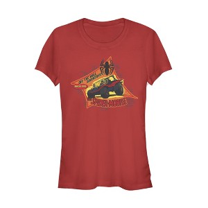 Juniors Womens Marvel Spider-Man Mobile Adventure T-Shirt - 1 of 3