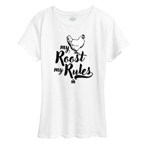 Women's - Case IH - My Roost My Rules Short Sleeve Graphic T-Shirt - 1 of 4