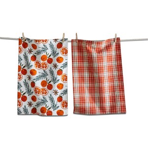 tagltd WINTER CITRUS & PINE DISHTL Set of 2 - 1 of 1