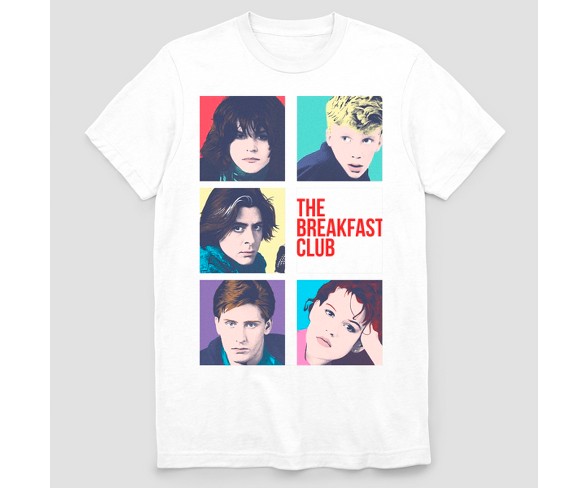 Men's The Breakfast Club Short Sleeve Graphic T-Shirt - White S