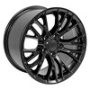 OE Wheels CV22 17 Inch Rim Fits Corvette C7 Z06 Style 5x120.65 17x9.5 Satin Black - Hollander 5734 (1) - 4 of 4