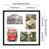 PosterPalooza | Black Finish Collage Frame - White Mat, 20 Frame Sizes to Choose From, UV Acrylic - 2 of 4