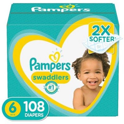 Target pampers sale swaddlers size 6