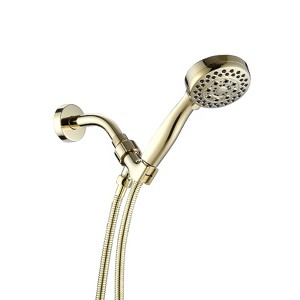 PAGED High Pressure Shower Heads 5 Mode Adjustable Settings Handheld Shower Head with Hose for Bathroom - 1 of 4